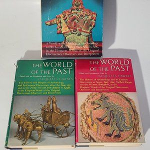 The World Of Past Jacquetta Hawkes 1963 Limited Hardcover Books w/ Slip Cover